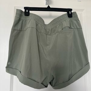 Lululemon sage color shorts